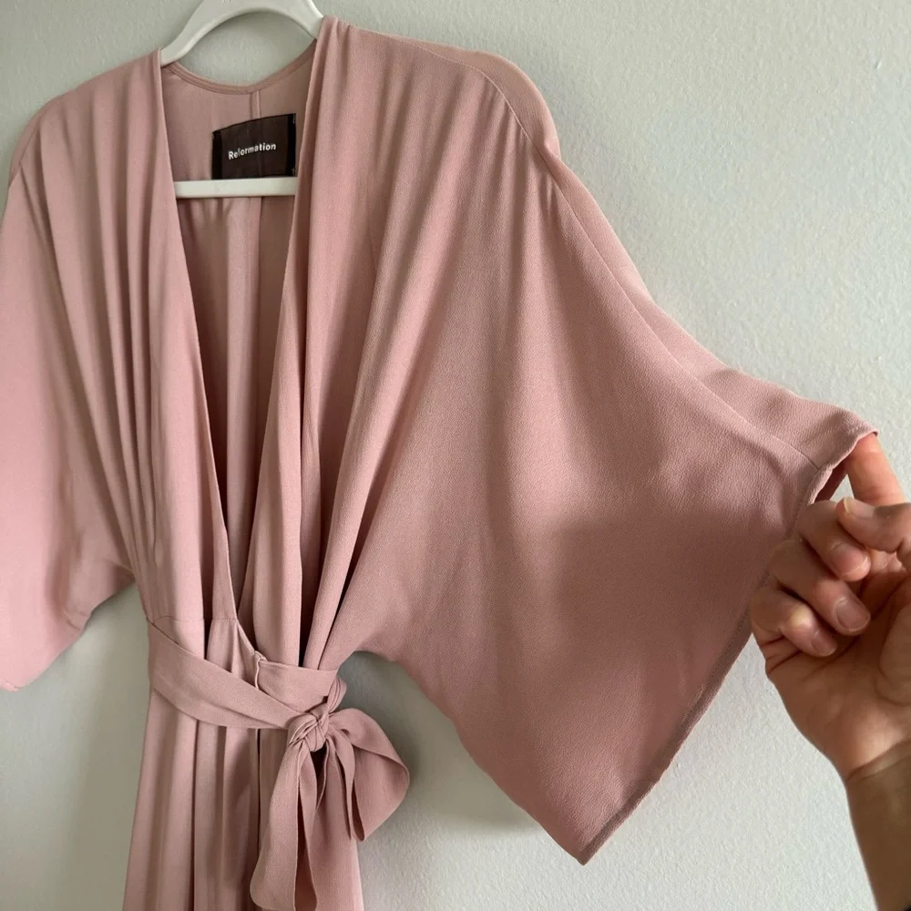 Reformation Winslow Blush Maxi Dress Size Small - Picture 3 of 17